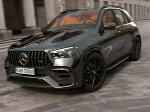 2025 Mercedes-Benz AMG GLE 63 S 4MATIC 3D-Modell in SUV 3DExport